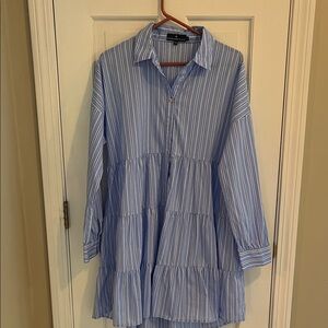 Tuckernuck pomamder place xl dress shirt blue xl in like new condtion